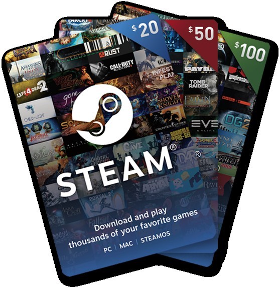 Steam Dijital Hediye Kartları