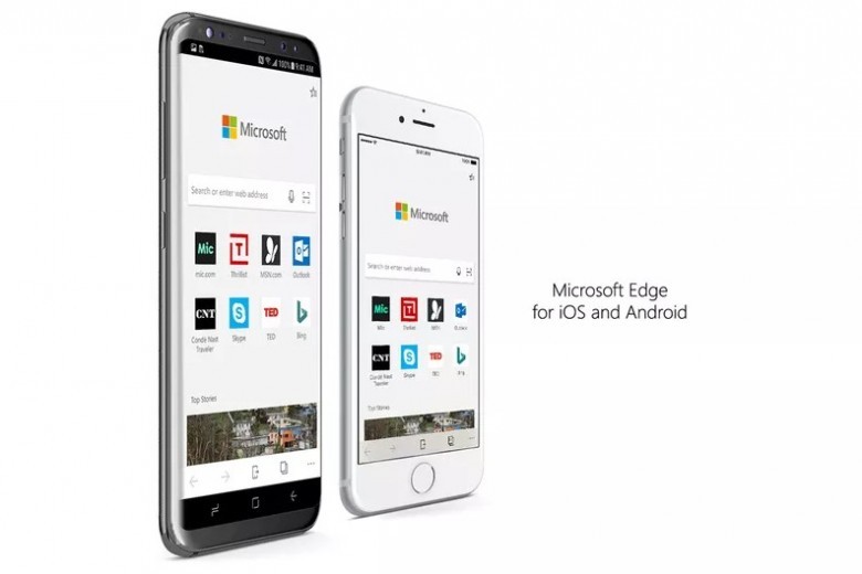 Microsoft Edge Android ve iOS