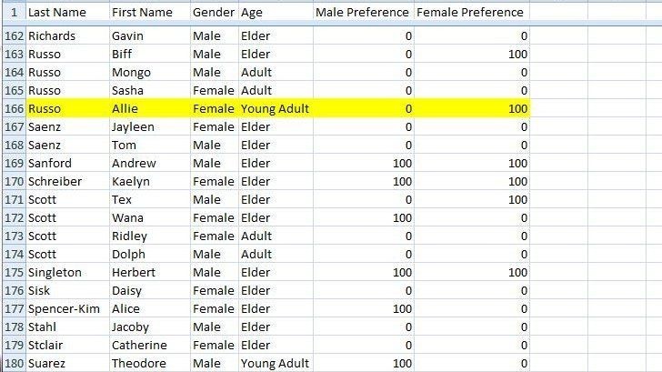 11. Gender Preference mod (Cinsiyet Tercihi modu)