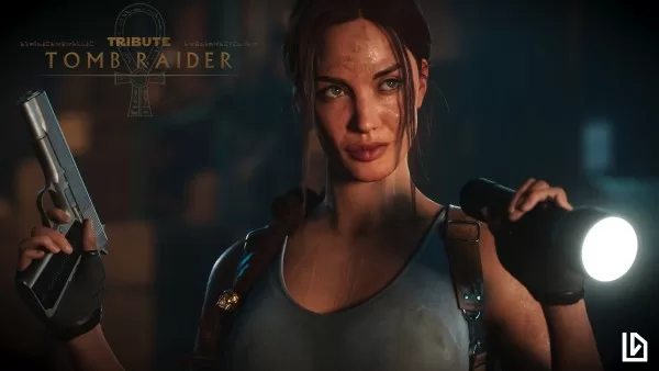Tomb Raider’ın dördüncü bölümünün Angelina Jolie ve Christoph Waltz’la yeniden çevrim konsepti hayran tarafından gösterildi.